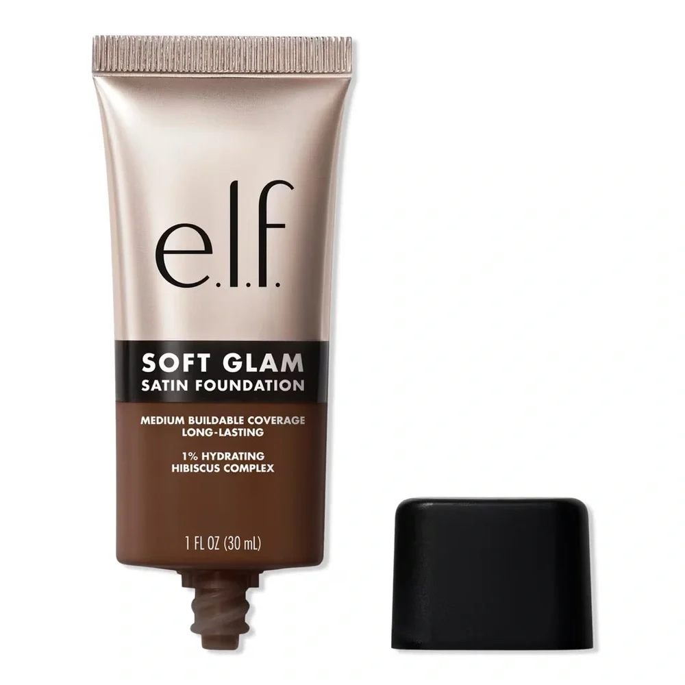 e.l.f. Soft Glam Satin Foundation - 63 Rich Warm, NEW